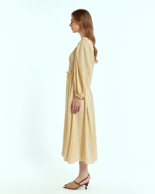 SIXDO Woven Flared Dress